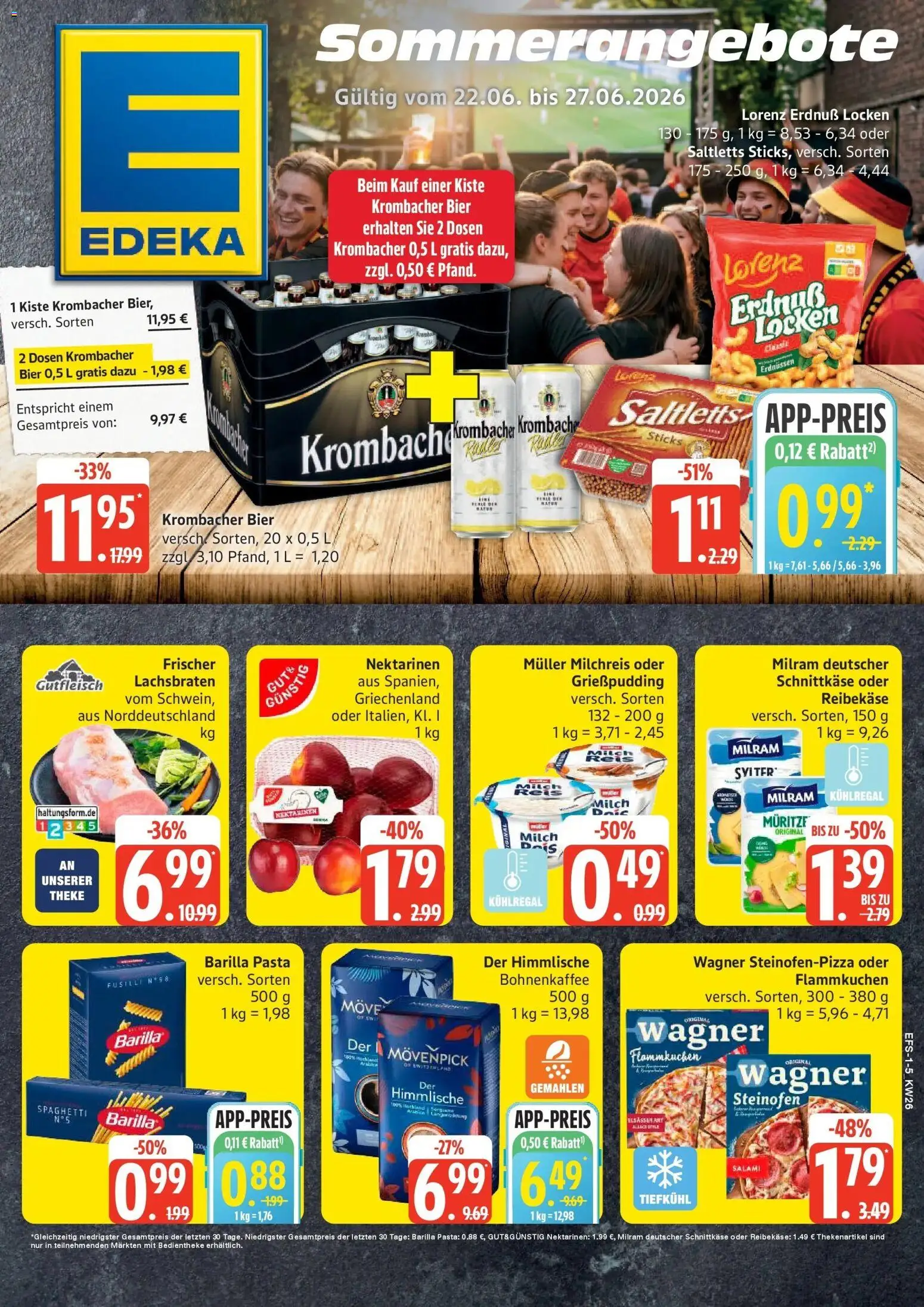 Vorschau von dem Prospekt des Geschäftes Edeka, gültig ab dem 22.06.2026