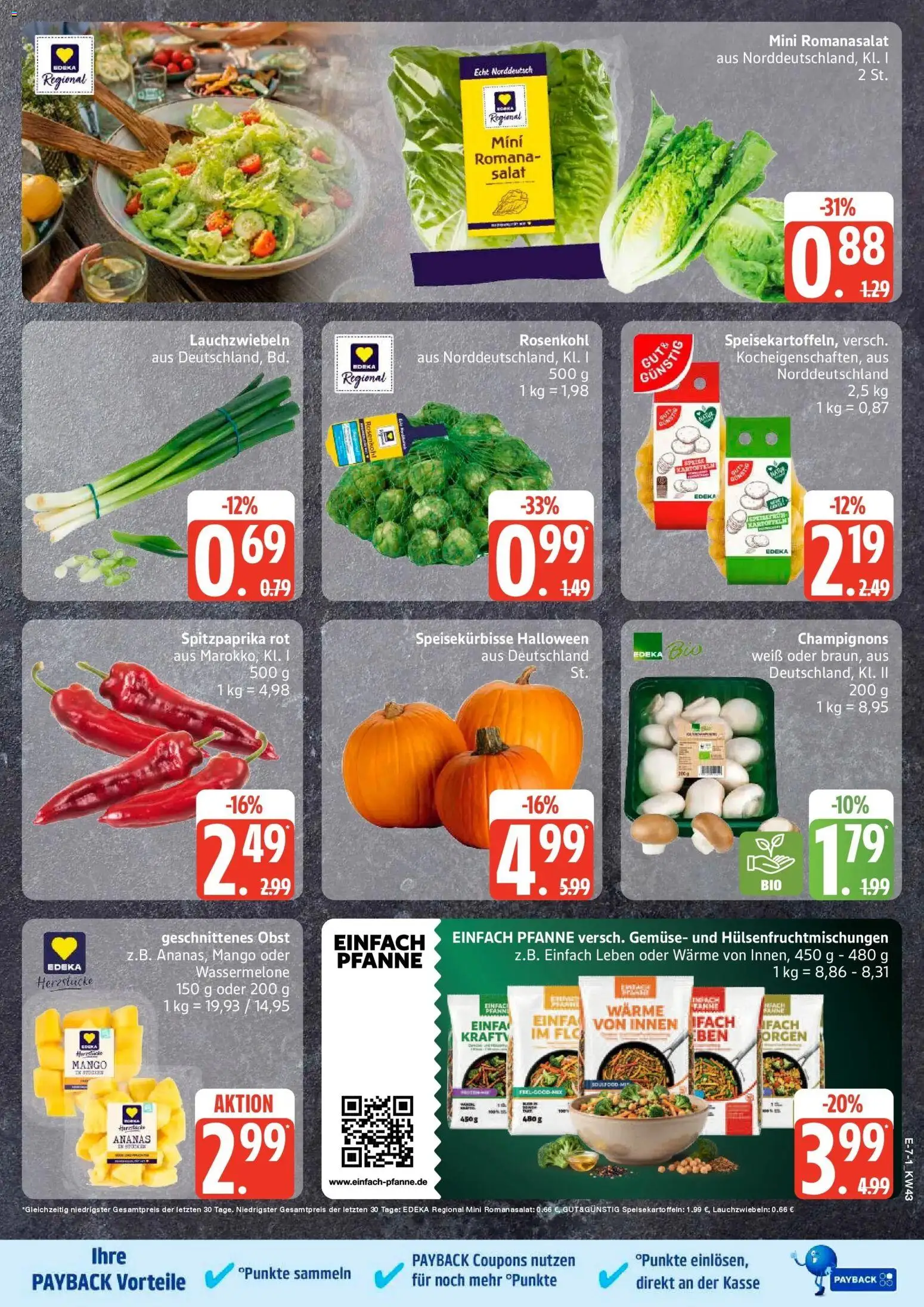 Vorschau von dem Prospekt des Geschäftes Edeka, gültig ab dem 19.10.2026