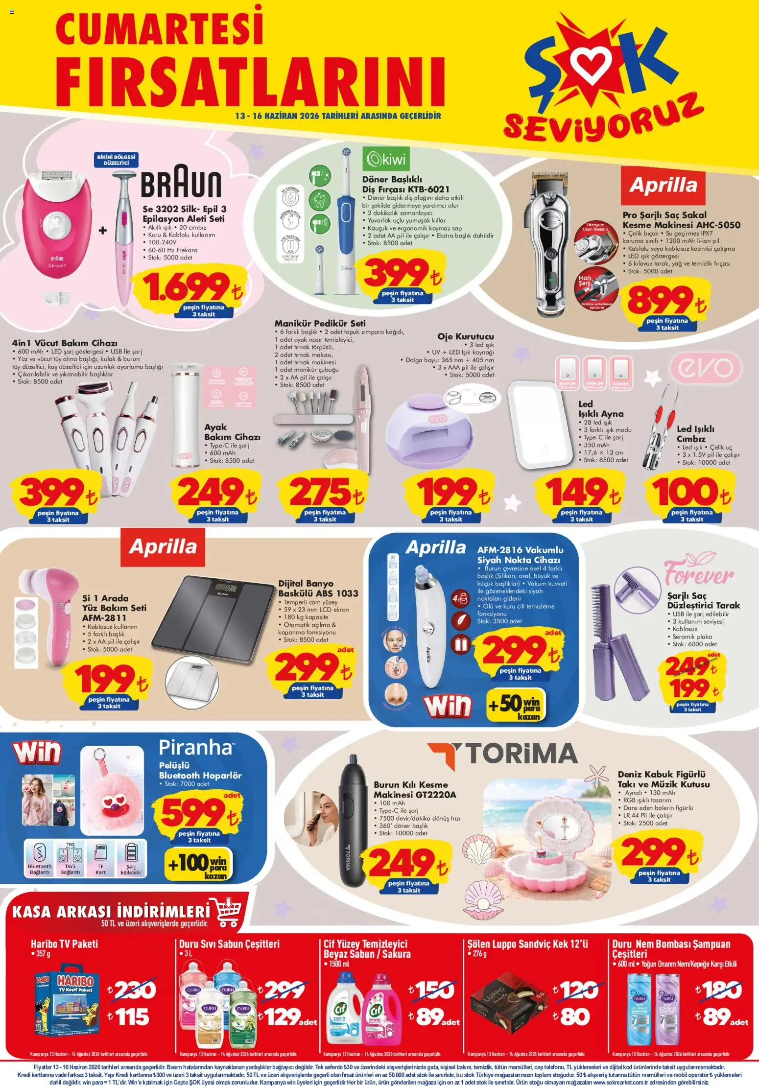 Şok Market Şok Market - Hafta sonu fırsatları 13.06.2026 - Broşürünün önizlemesi