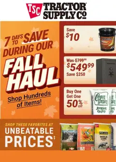 Preview of Tractor Supply weekly ads valid from 09/21/2026