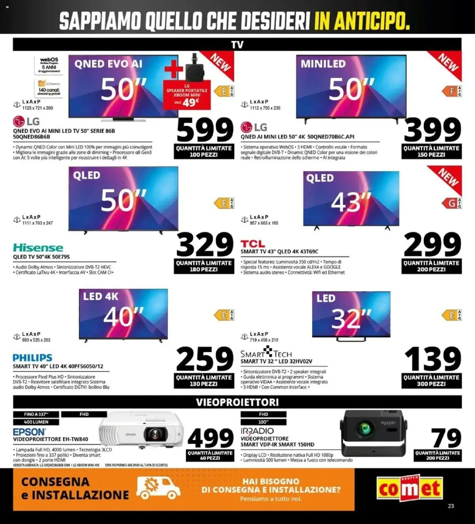 Anteprima dell'opuscolo Comet Black Friday dal negozio Comet valido da 29/10/2026
