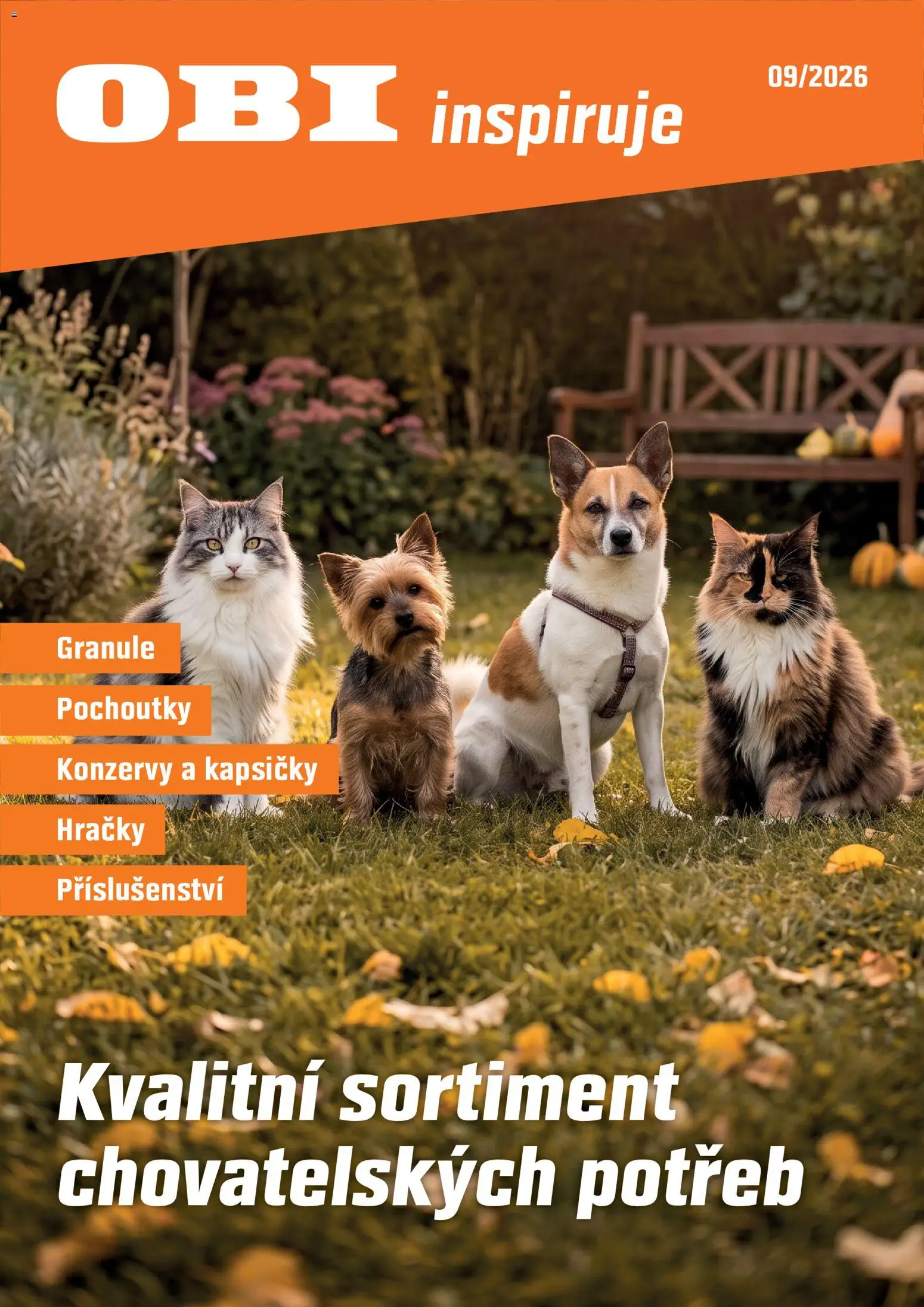 Náhled nabídky: OBI OBI leták - Chovatelské potřeby platný od 15.09.2026