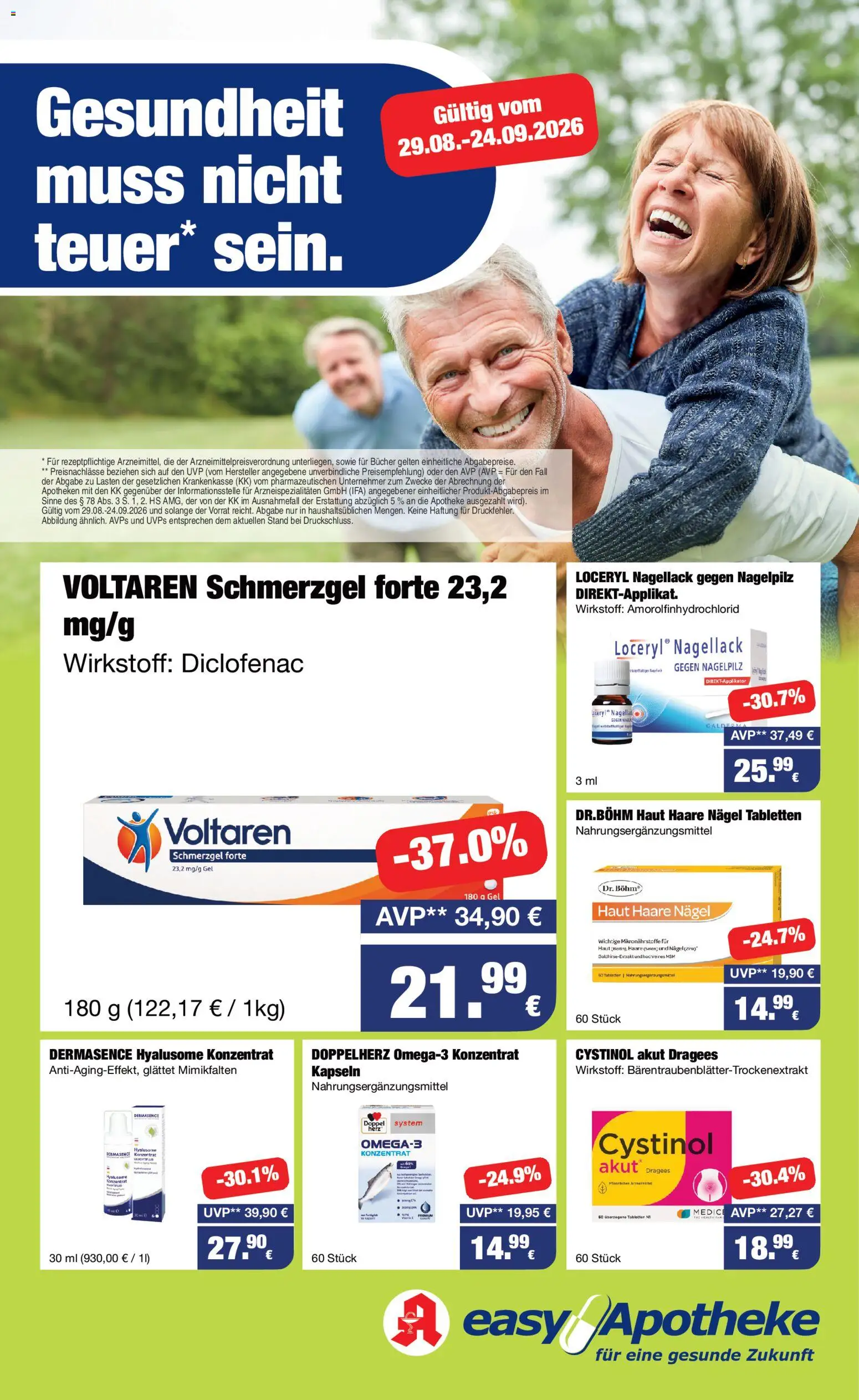 Vorschau von dem Prospekt des Geschäftes Easy Apotheke, gültig ab dem 29.08.2026 - Nagellack