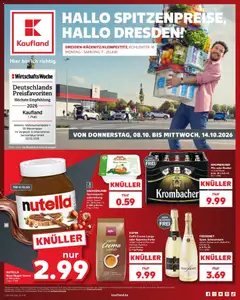 Vorschau von dem Prospekt des Geschäftes Kaufland, gültig ab dem 08.10.2026