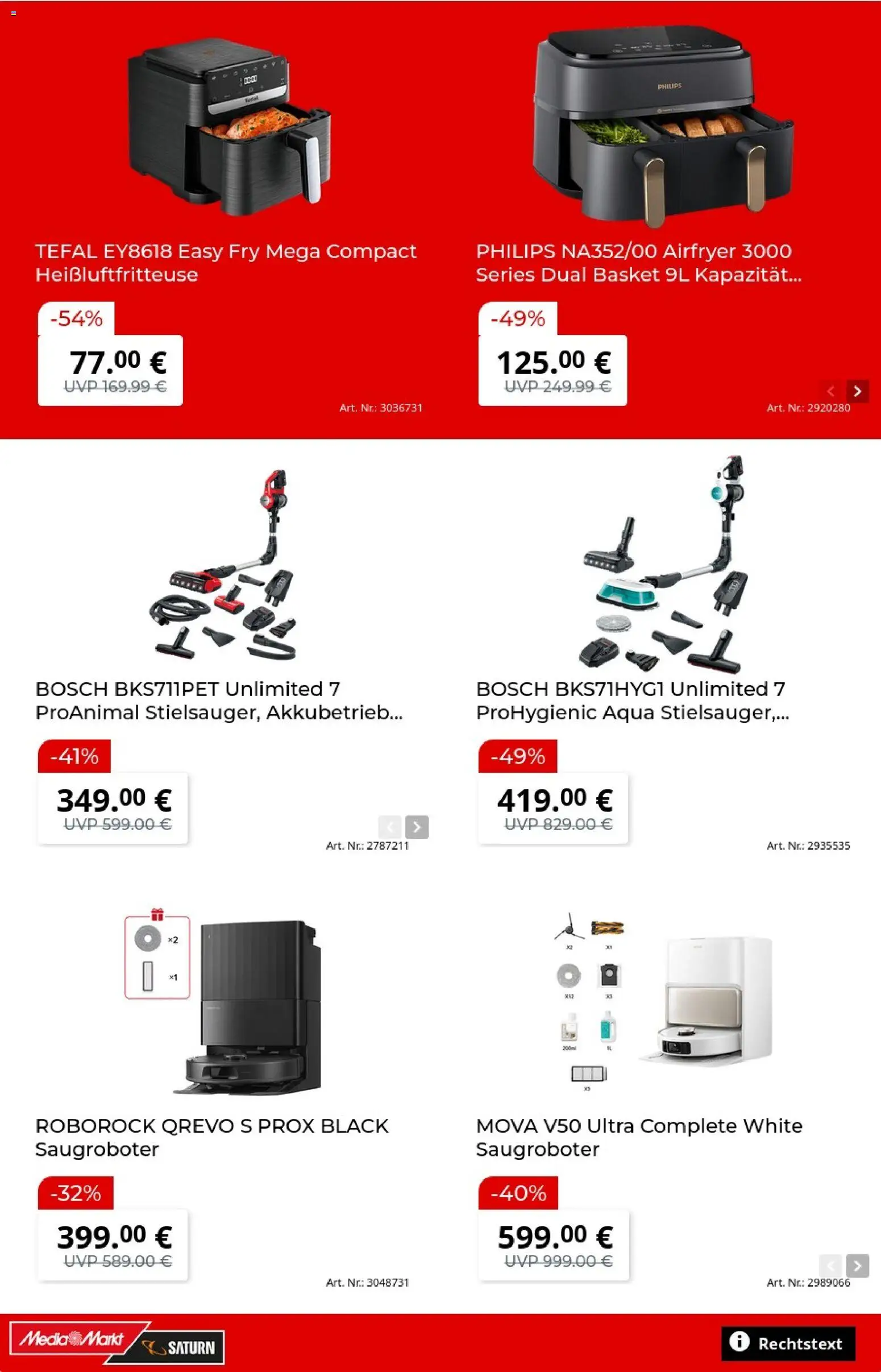 Vorschau von dem Prospekt des Geschäftes Media Markt, gültig ab dem 07.09.2026 - Heißluftfritteuse, Bosch, Philips