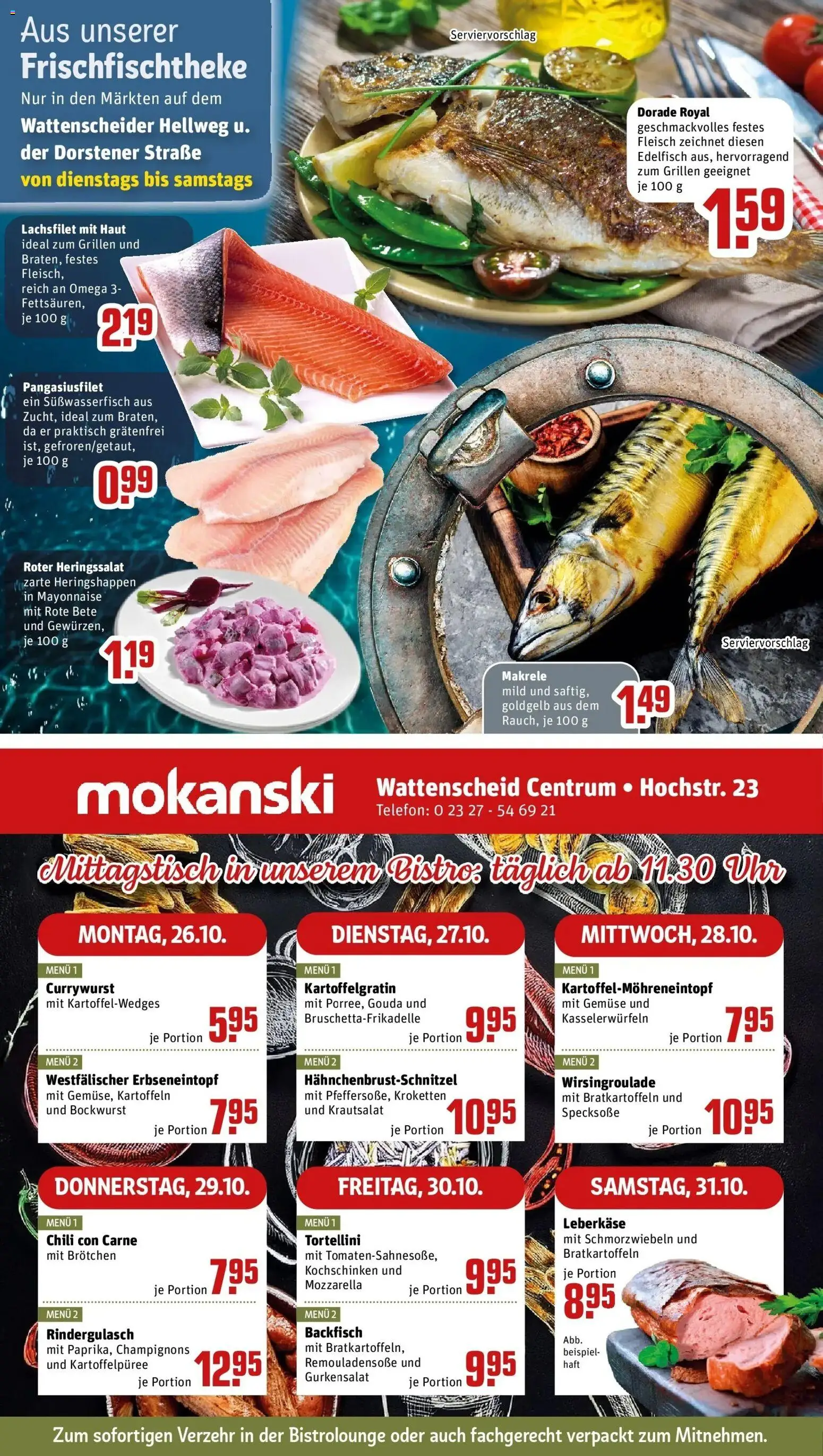 Vorschau von dem Prospekt des Geschäftes Rewe, gültig ab dem 26.10.2026
