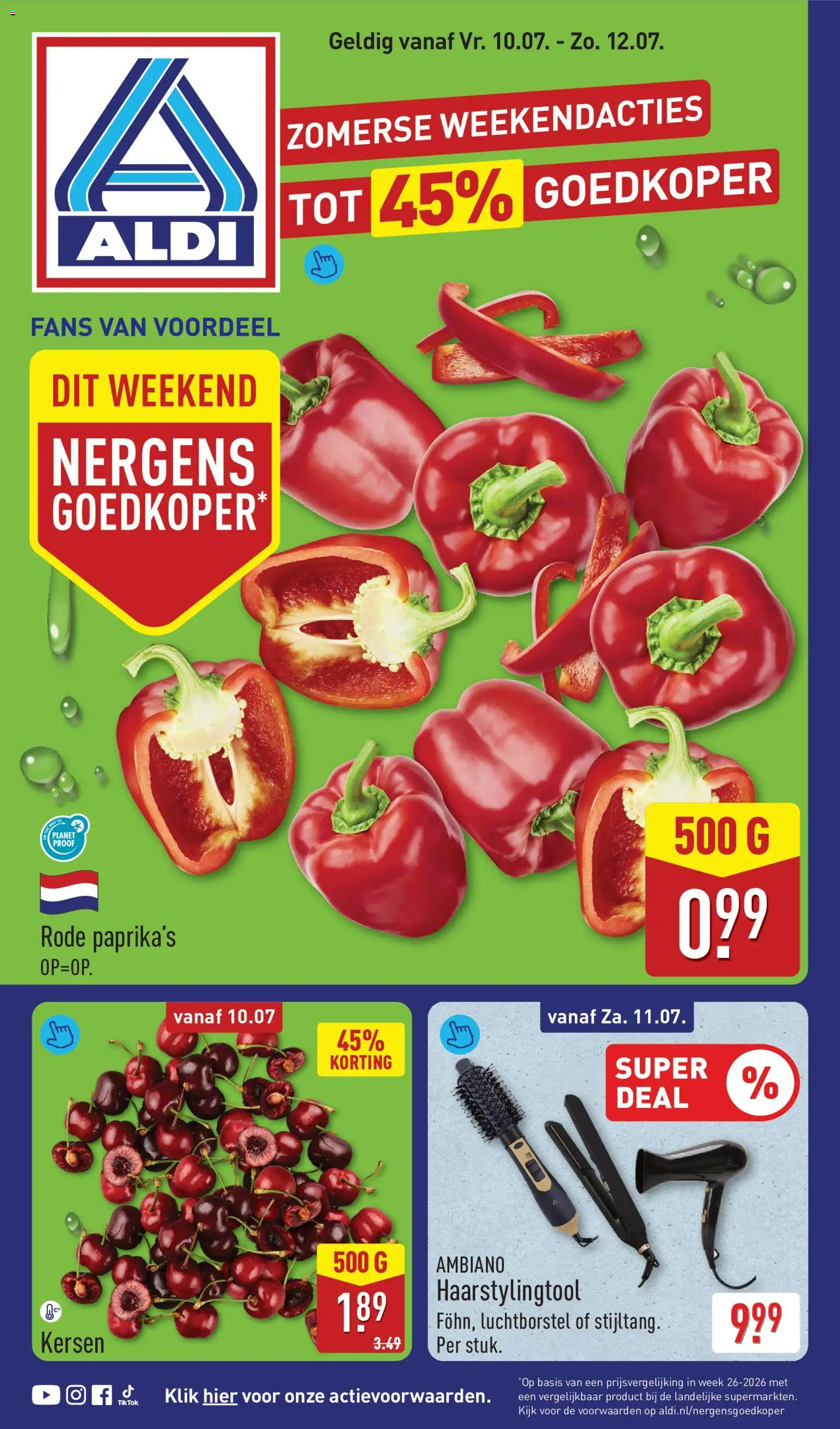 Voorbeeld van Aldi folder - Weekendfolder van winkel Aldi geldig vanaf 10-07-2026