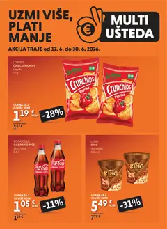 Pregled letka Studenac Multi Ušteda trgovine Studenac vrijedi od 17.06.2026