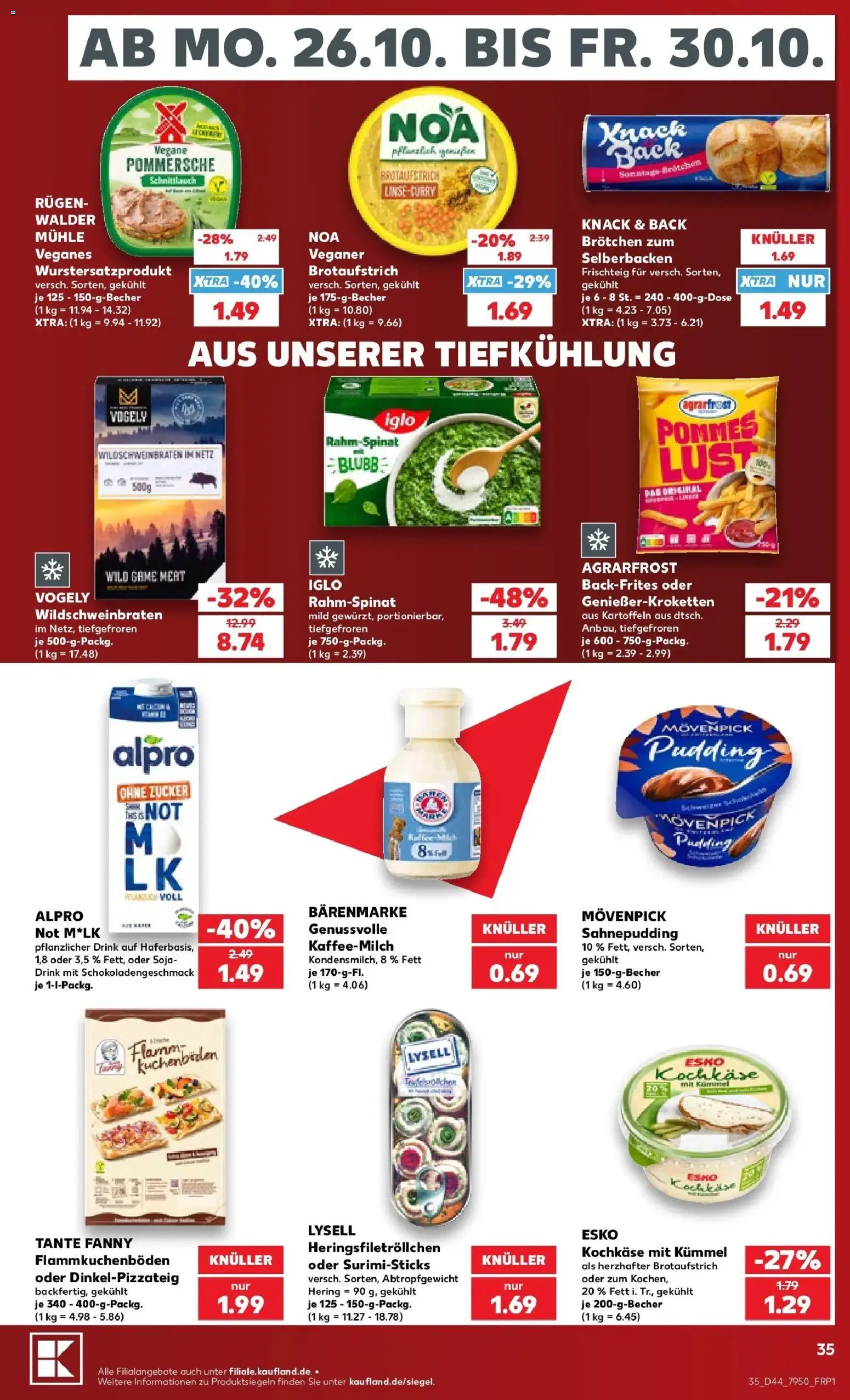 Vorschau von dem Prospekt des Geschäftes Kaufland, gültig ab dem 26.10.2026
