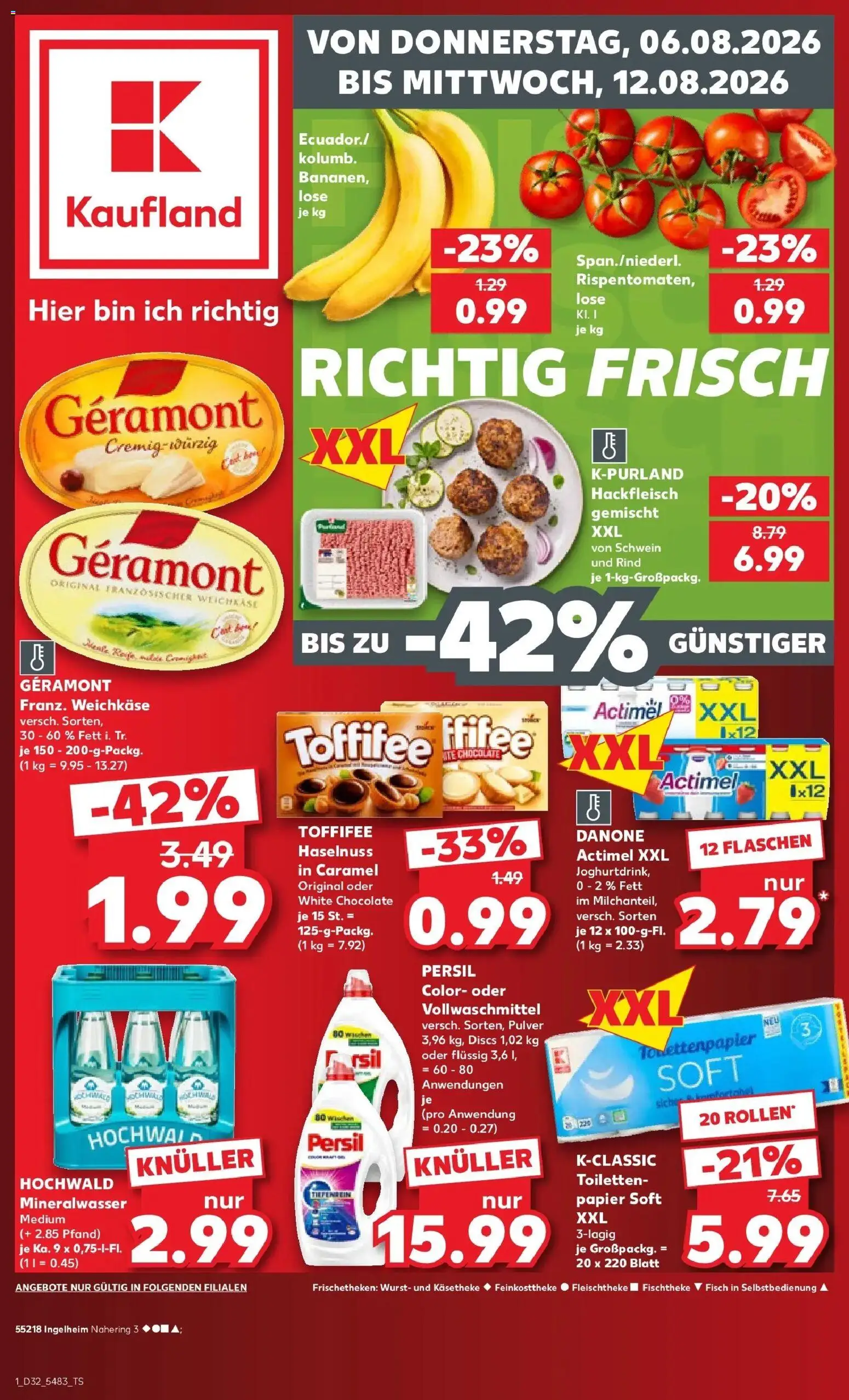 Vorschau von dem Prospekt des Geschäftes Kaufland, gültig ab dem 06.08.2026