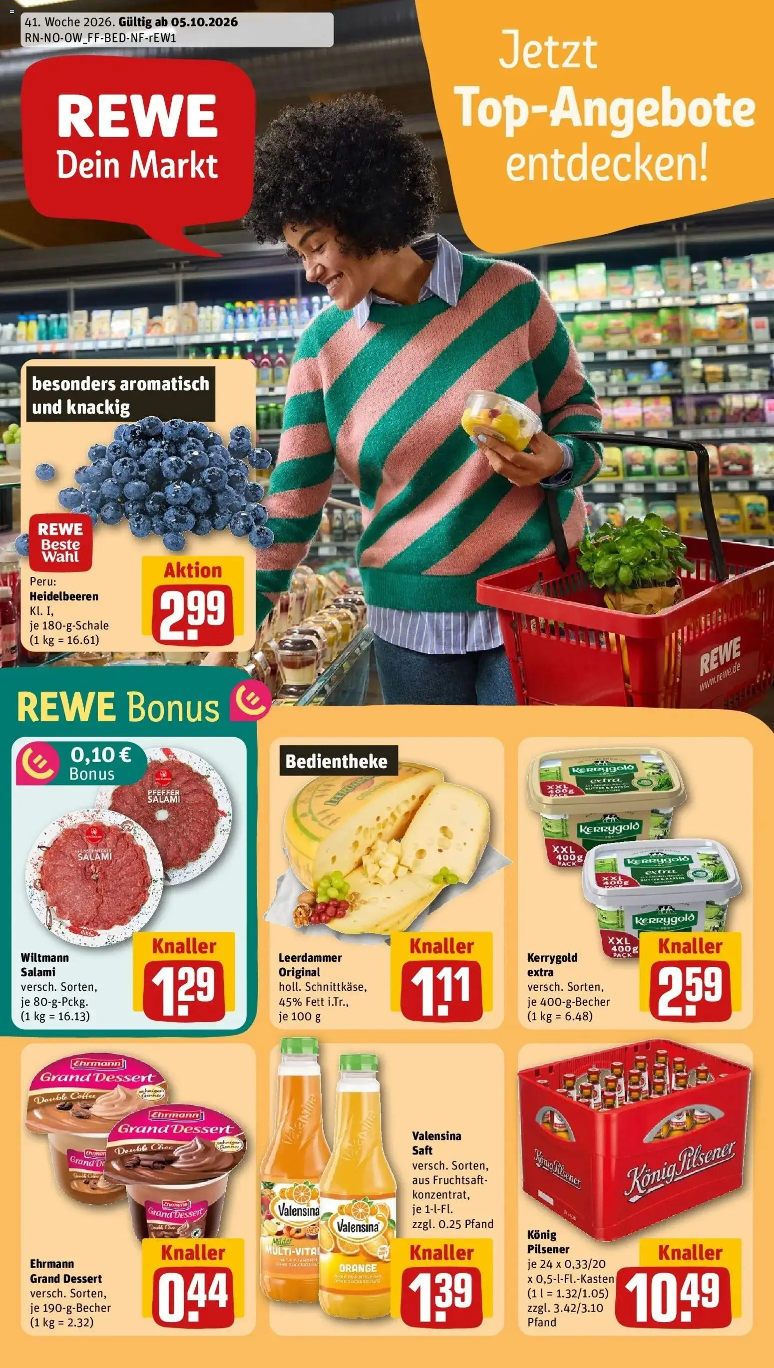 Vorschau von dem Prospekt des Geschäftes Rewe, gültig ab dem 05.10.2026