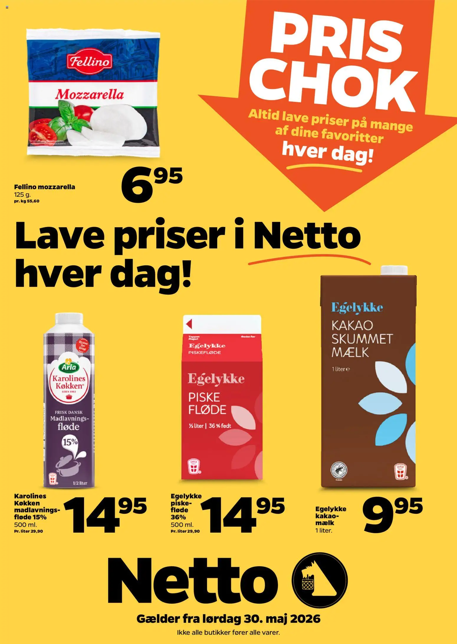 Eksempel på tilbudsavis Netto - PRIS CHOK fra butik Netto gyldig fra 30/05/2026