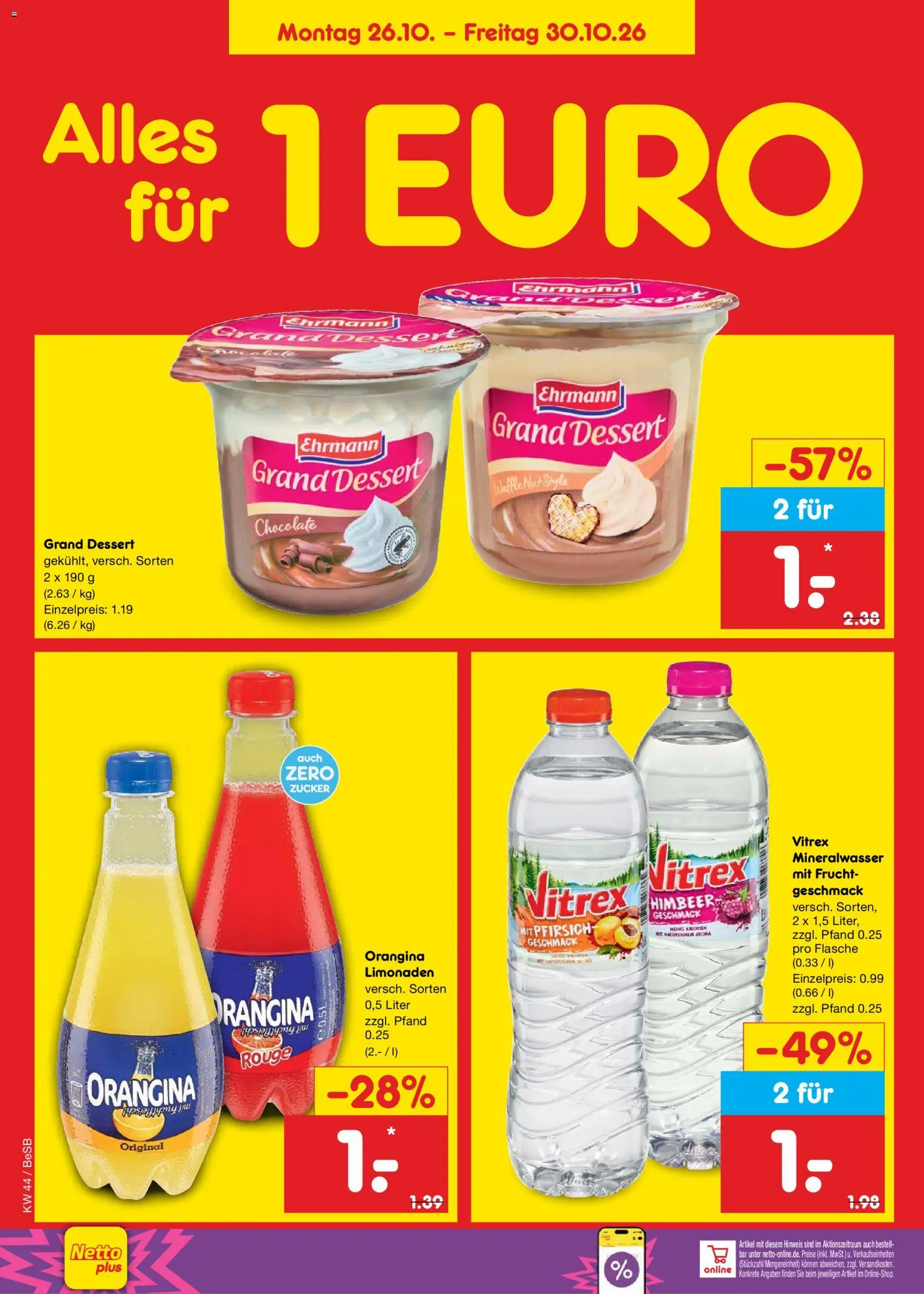 Vorschau von dem Prospekt des Geschäftes Netto Marken-Discount, gültig ab dem 26.10.2026
