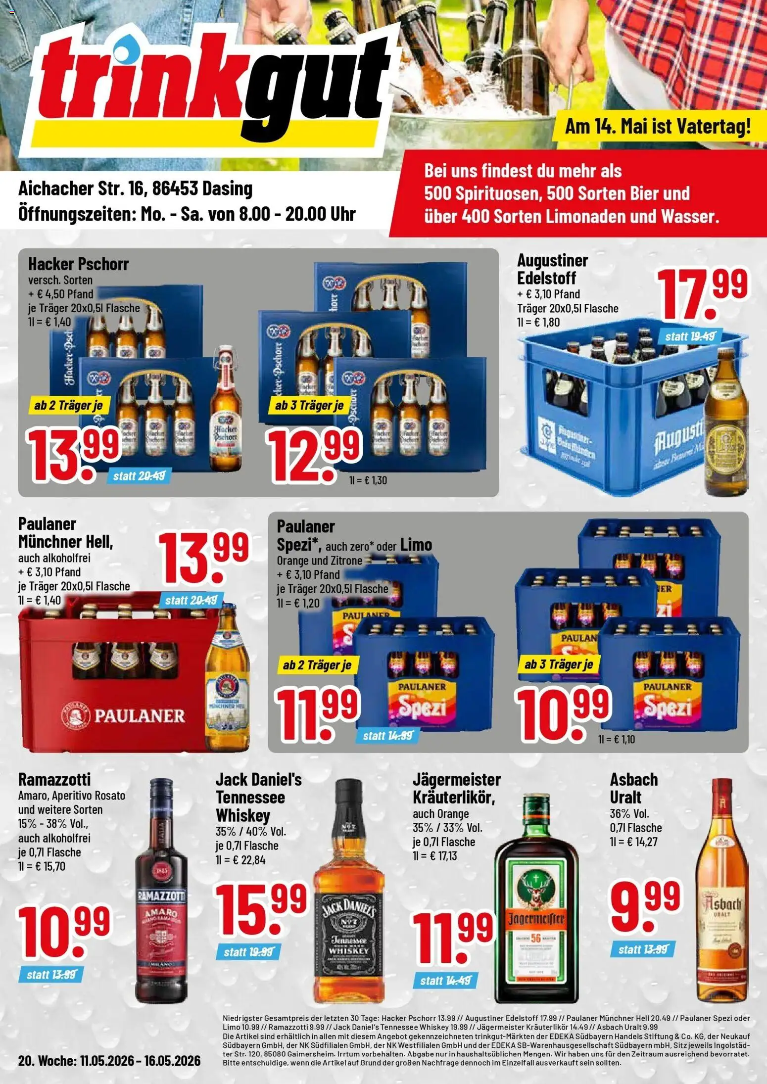 Vorschau von dem Prospekt des Geschäftes Trinkgut, gültig ab dem 10.05.2026