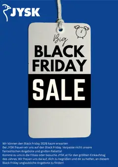 Vorschau der Angebote: JYSK JYSK Black Friday Ankündigung gültig ab 20.10.2026