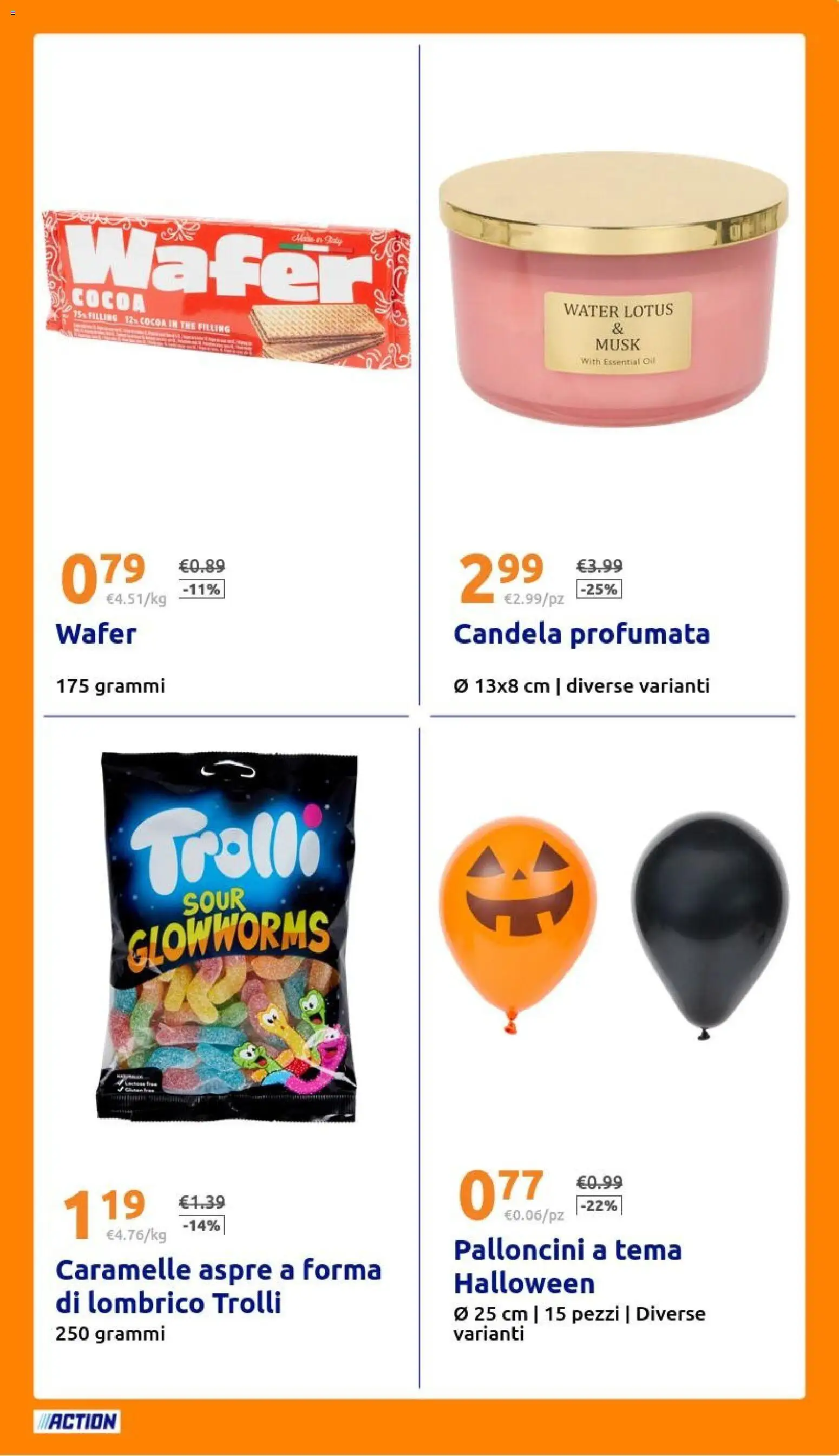 Anteprima dell'opuscolo Action volantino dal negozio Action valido da 28/10/2026 - The, Candela, Caramelle