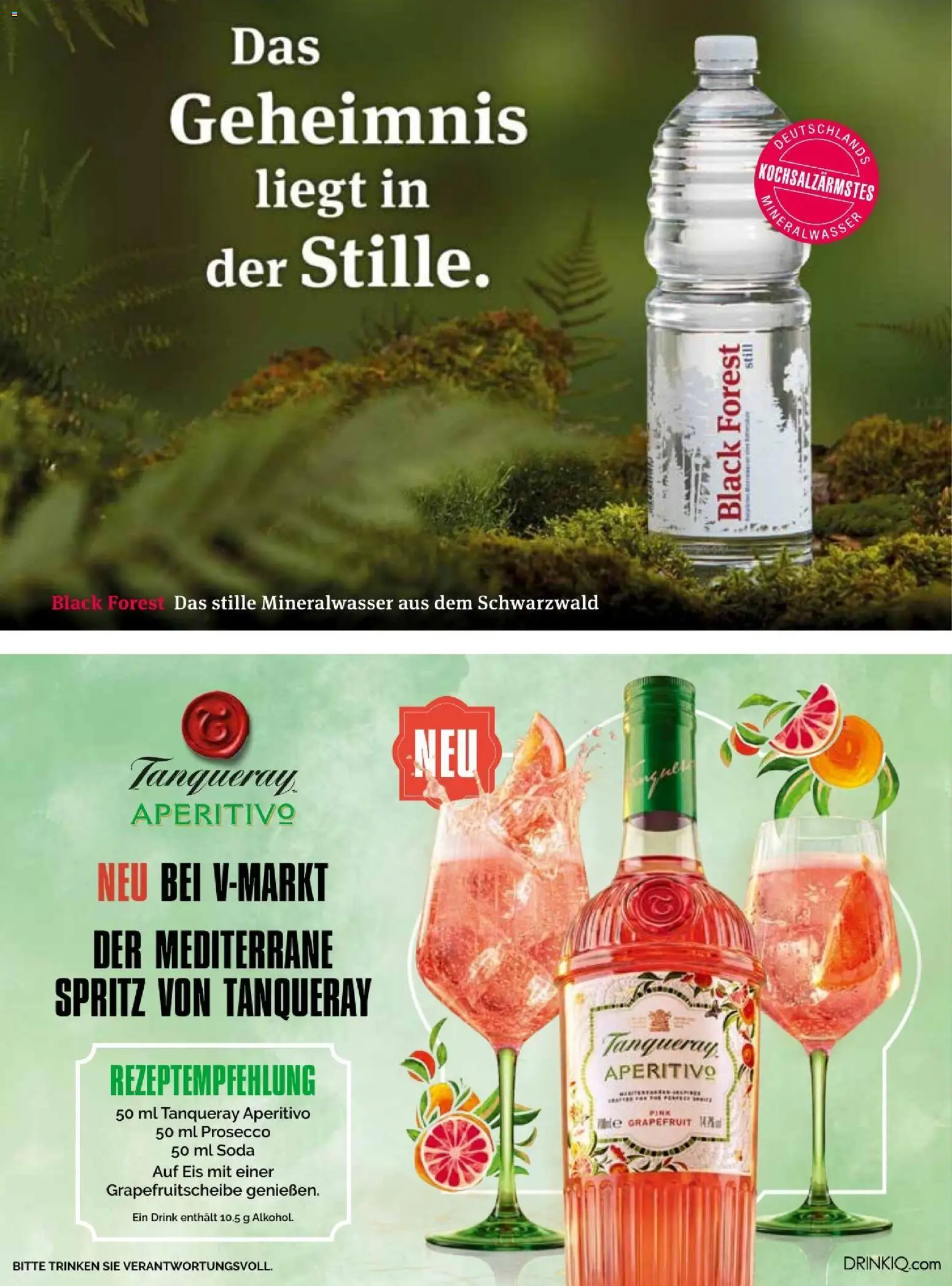 Vorschau von dem Prospekt des Geschäftes V-Markt, gültig ab dem 01.09.2026 - Eis, Mineralwasser, Grapefruit, Prosecco