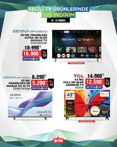 BİM BİM - İndirim Televizyon 01.07.2026 - Broşürünün önizlemesi