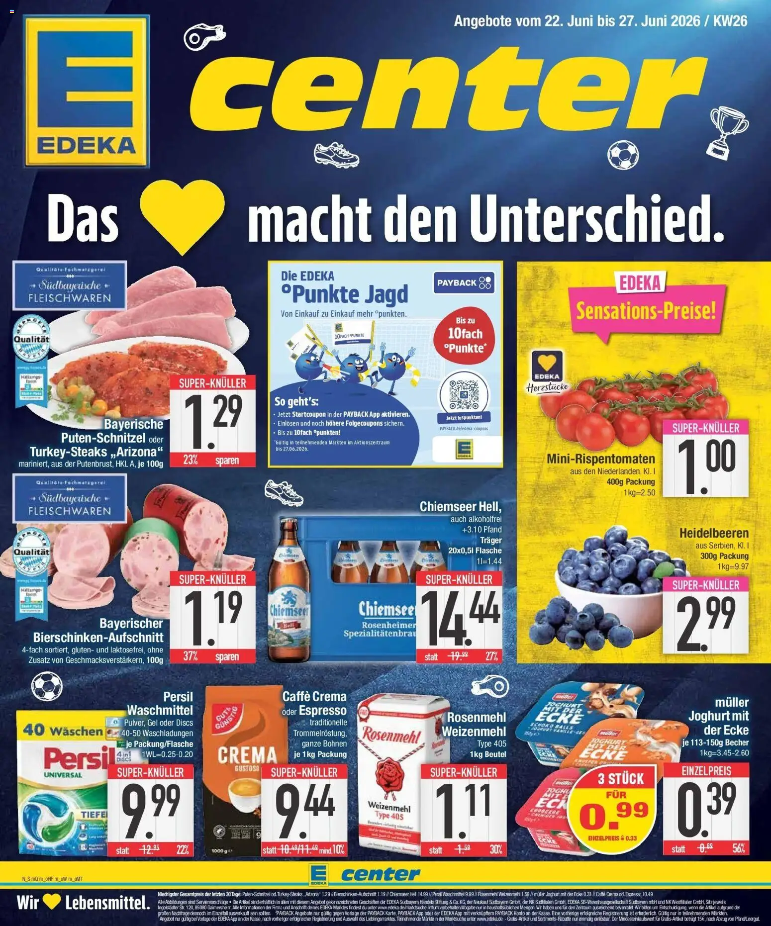 Vorschau von dem Prospekt des Geschäftes E center, gültig ab dem 21.06.2026