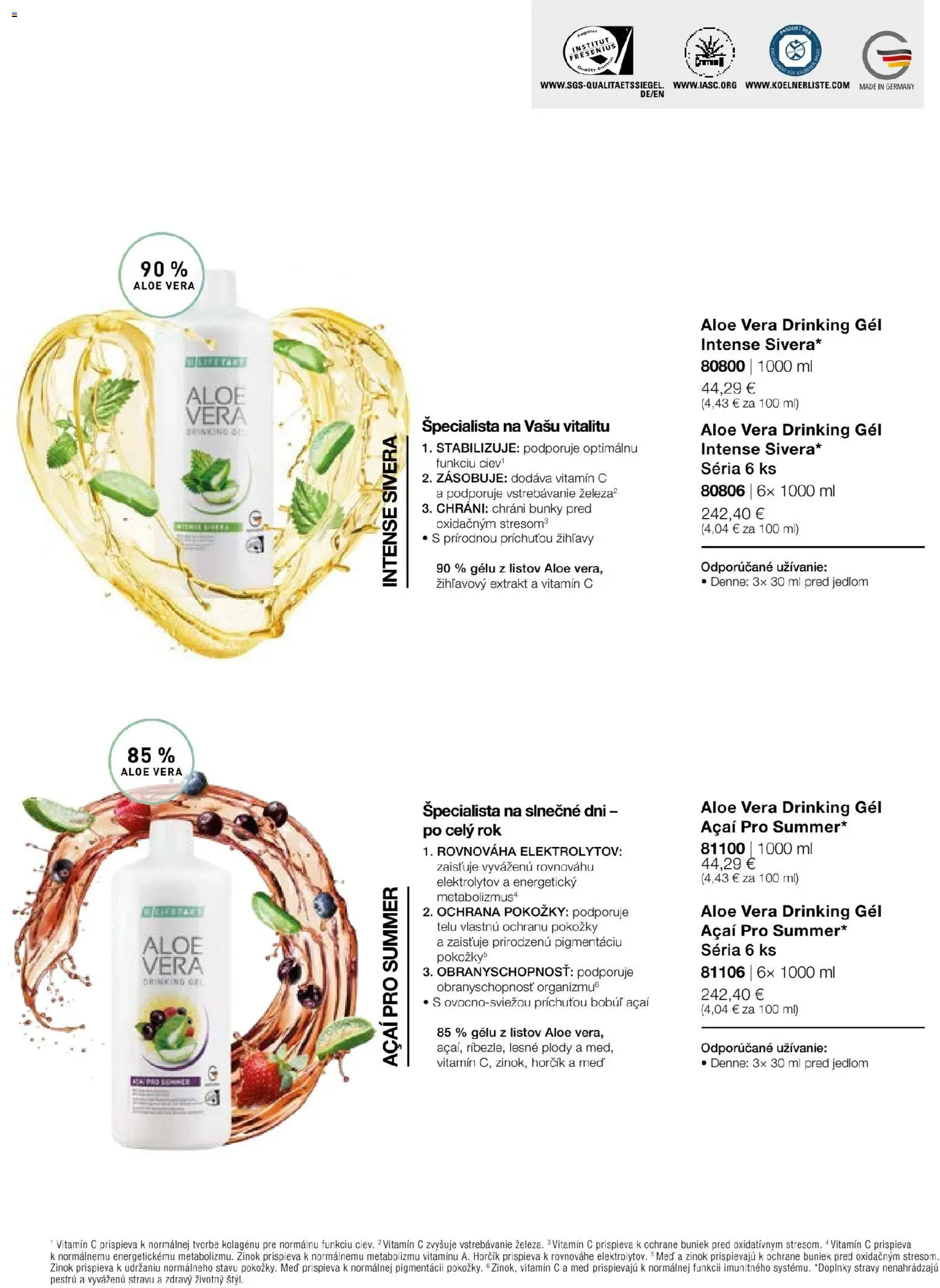 Náhľad LR letáku platného od 22.05.2026 - Med, Aloe Vera, Lesné plody