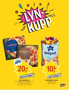 Forhåndsvis Coop Prix kundeavis lyn - kupp fra butikk Coop Prix gyldig fra 08/10/2026