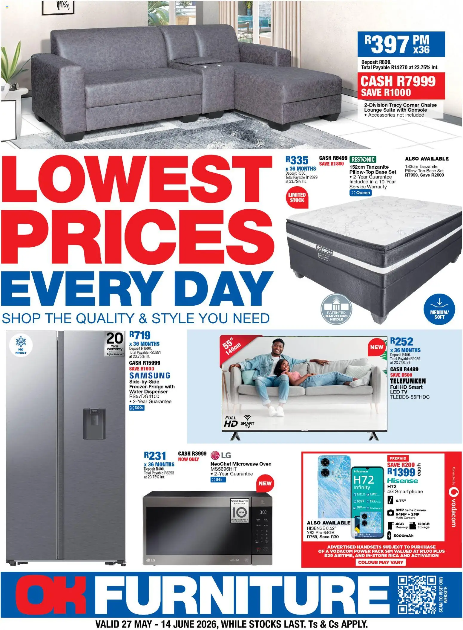 Preview of OK Furniture flyer valid from 27/05/2026