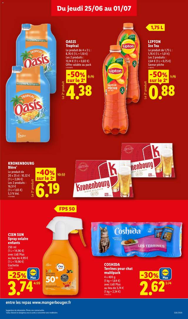 Nouveau catalogue Lidl à partir du 25/06