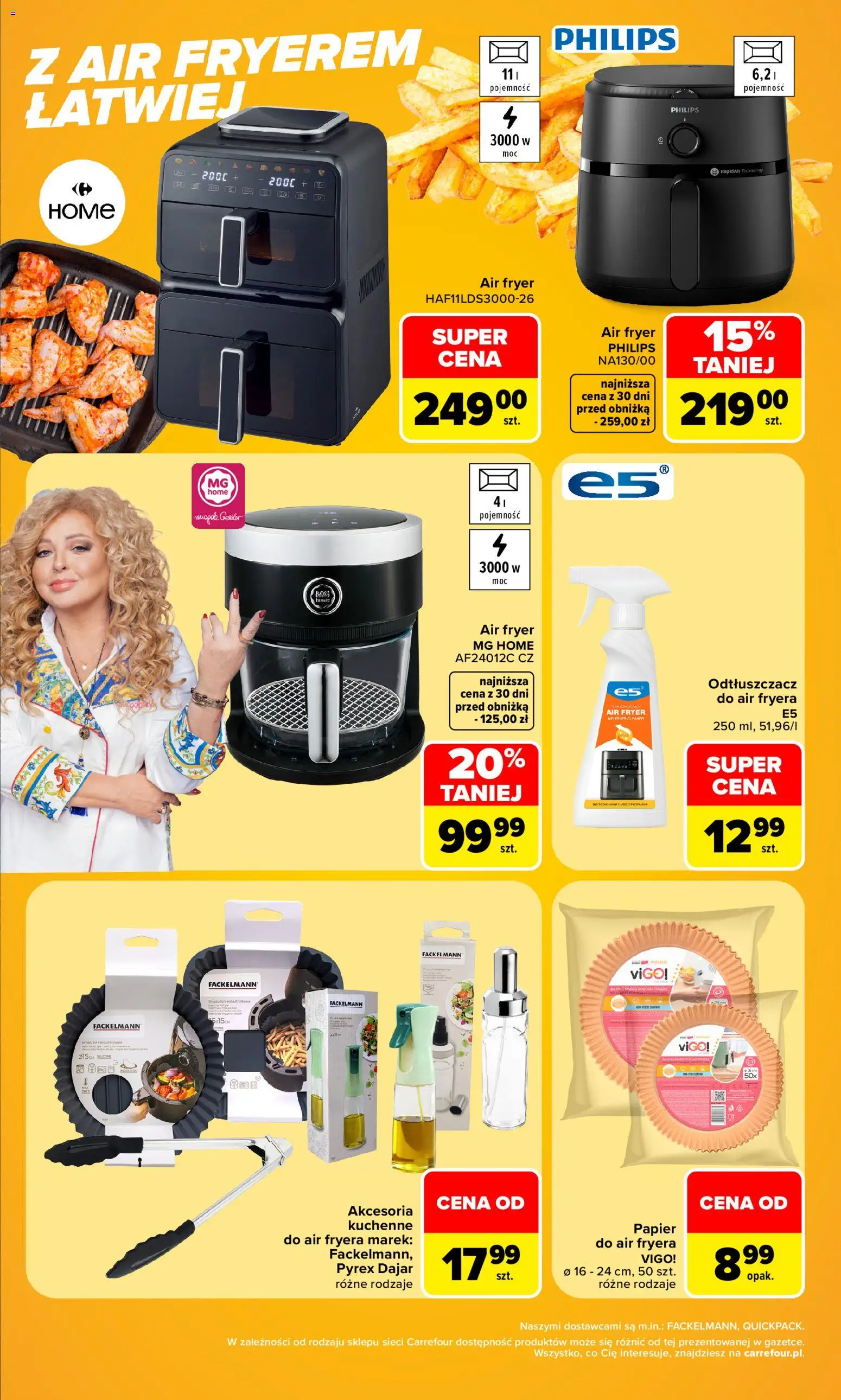 Pogląd gazetki "Carrefour gazetka - Air fryer" ze sklepu Carrefour ważnej od 21.09.2026