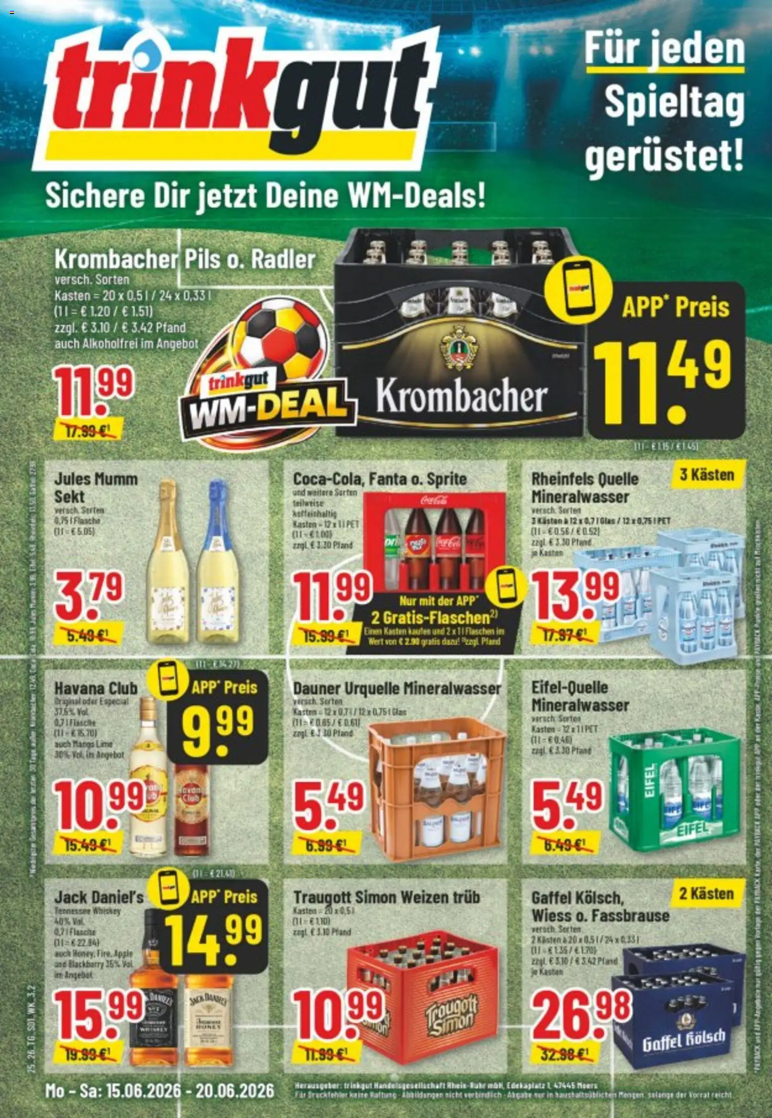 Vorschau von dem Prospekt des Geschäftes Trinkgut, gültig ab dem 15.06.2026