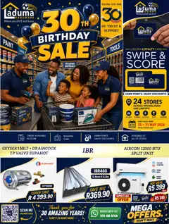 Preview of Laduma Hardware flyer valid from 25/05/2026
