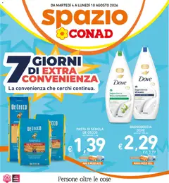 Anteprima dell'opuscolo Spazio Conad volantino Extra Convenienza dal negozio Spazio Conad valido da 04/08/2026