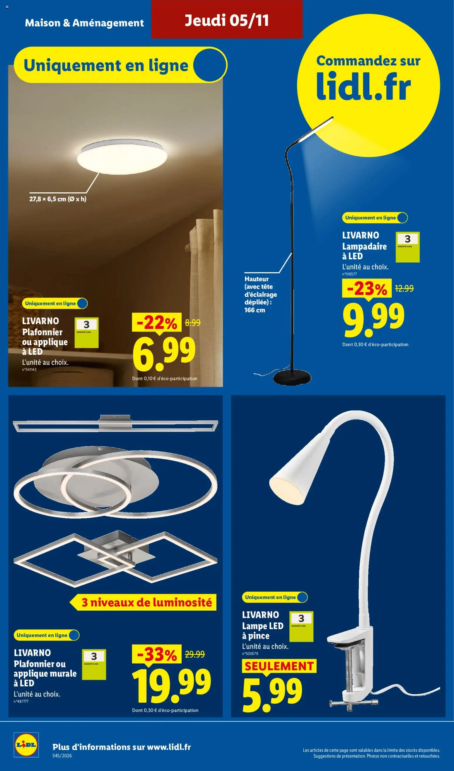 Prévisualisation de LIDL catalogue du magasin LIDL formulaire valide 05/11/2026