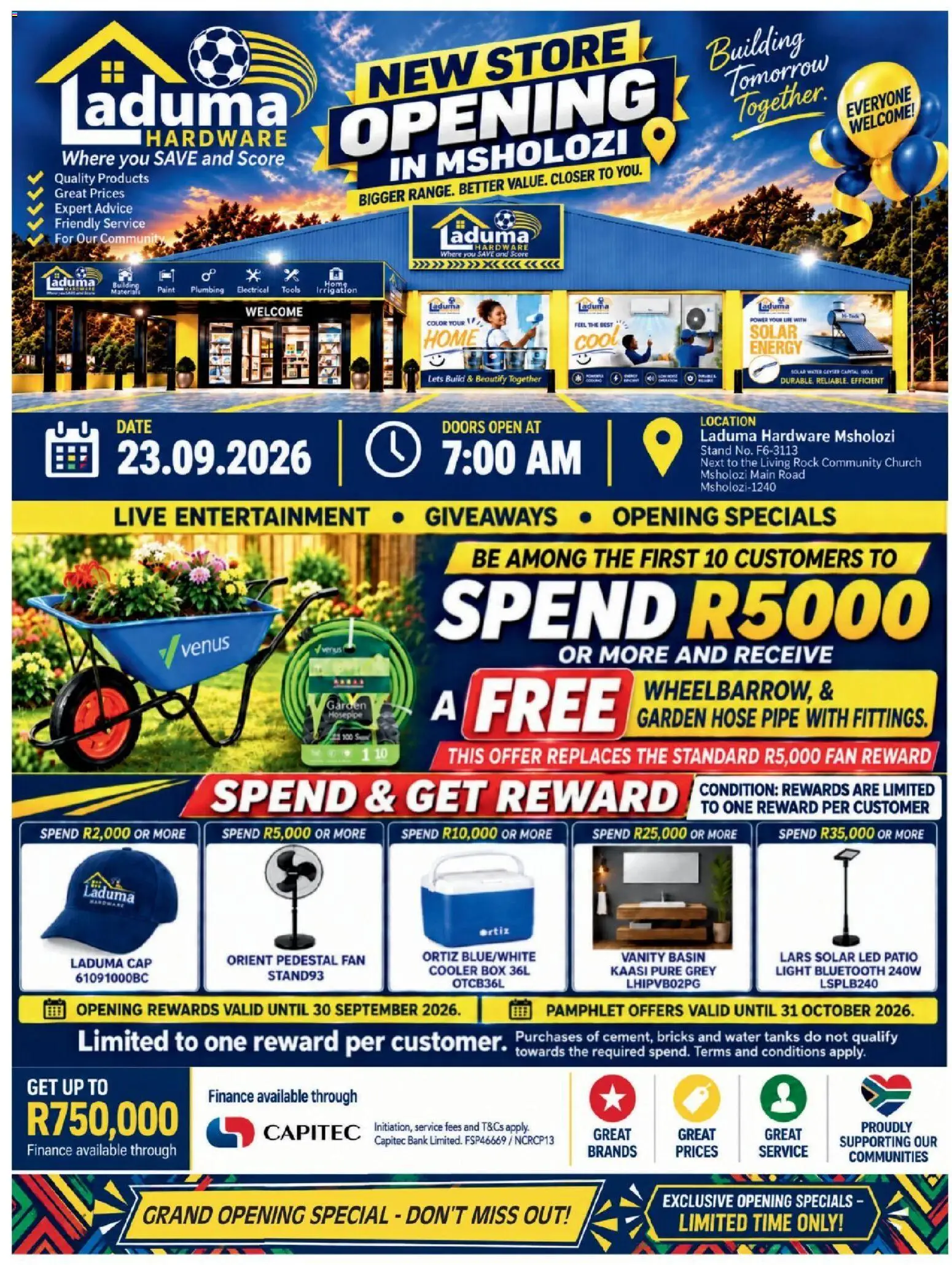 Preview of Laduma Hardware flyer valid from 23/09/2026