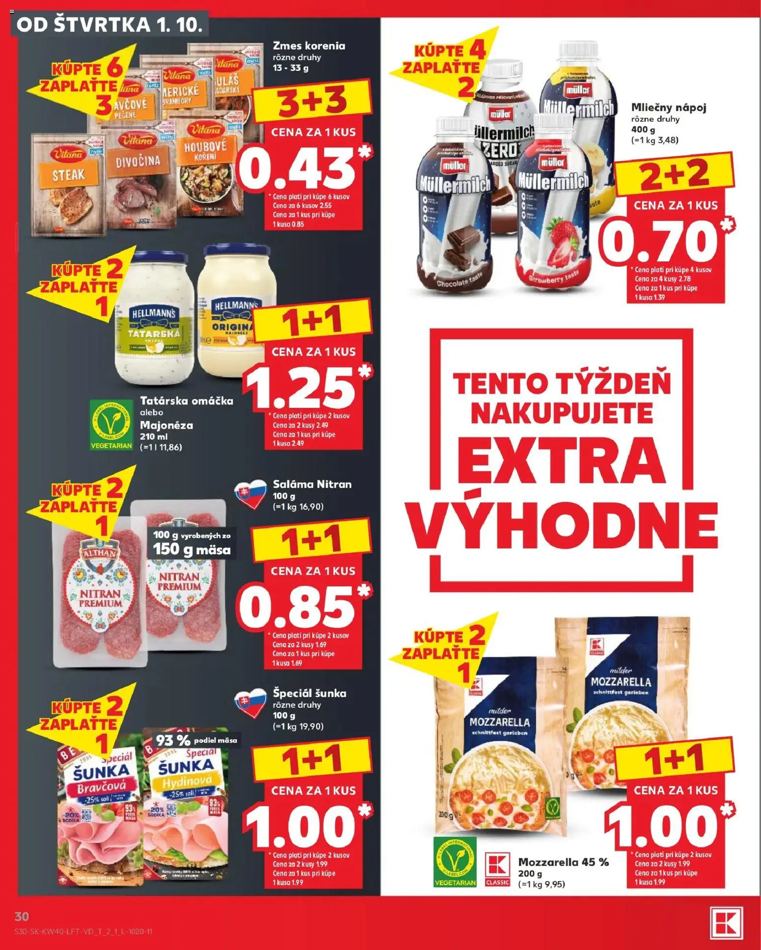 Náhľad Kaufland letáku platného od 01.10.2026