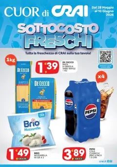 Anteprima dell'opuscolo CRAI volantino Cuor di Crai Biancavilla dal negozio CRAI valido da 28/05/2026