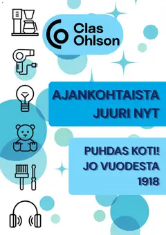Kaupan Clas Ohlson Clas Ohlson tarjoukset esikatselu, voimassa 11/08/2026