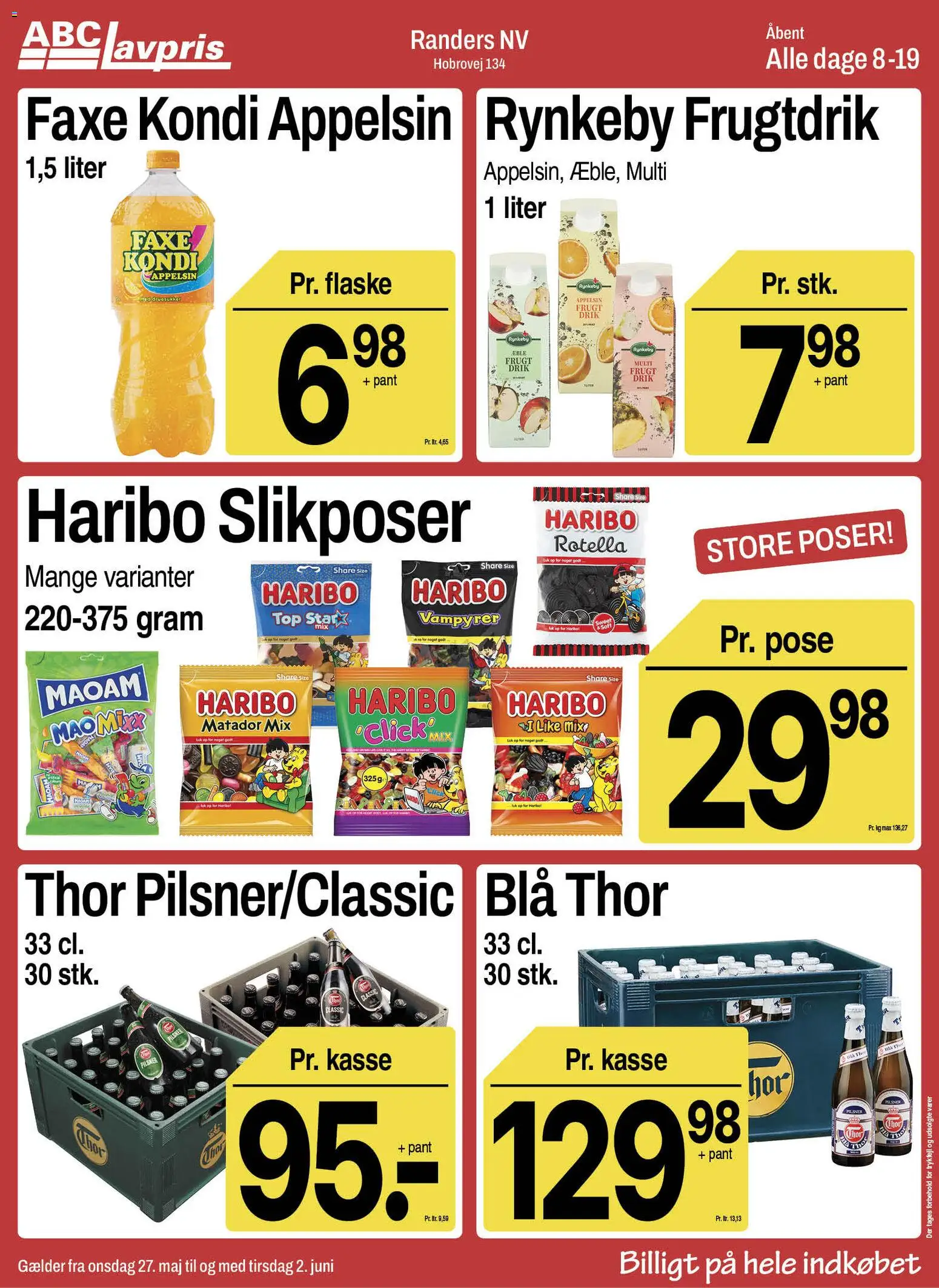 Eksempel på tilbudsavis Abc Lavpris - Tilbudsavis uge 22 fra butik Abc Lavpris gyldig fra 27/05/2026