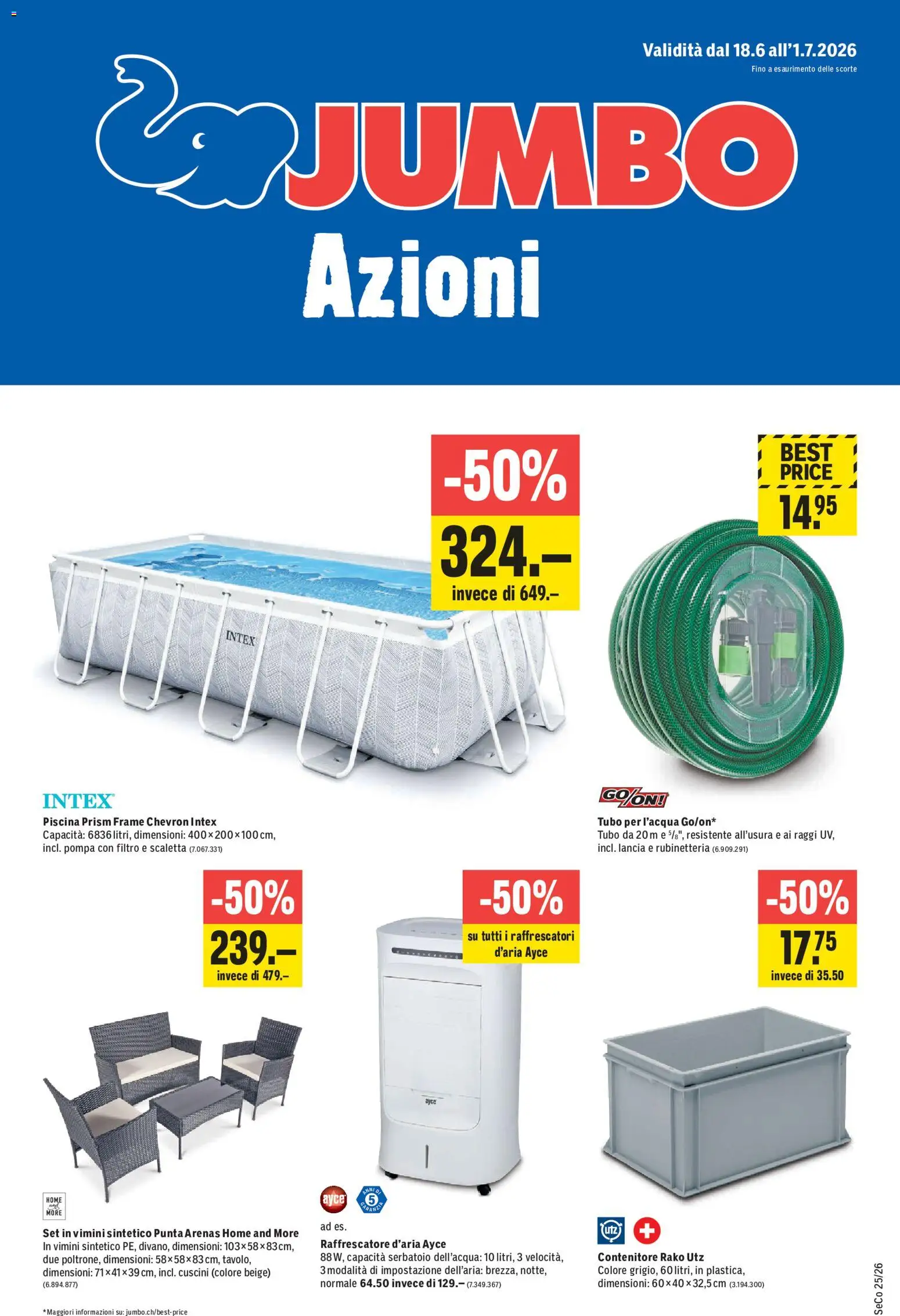 Vorschau des Merkblatts Jumbo aktionen IT vom Shop Jumbo gültig von 18.06.2026 bis 01.07.2026