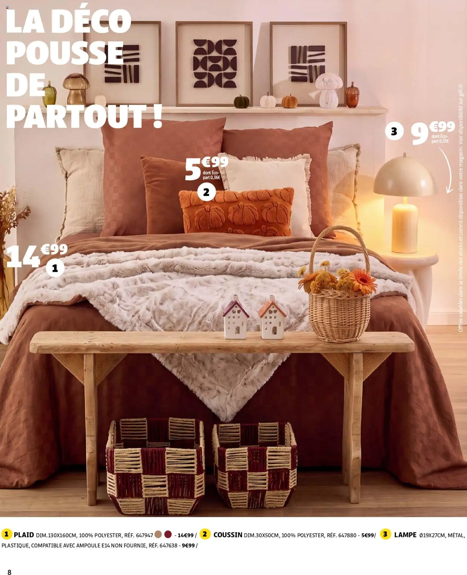 Prévisualisation de GiFi catalogue du magasin GiFi formulaire valide 01/09/2026 - Lampe, Plaid, Ampoule