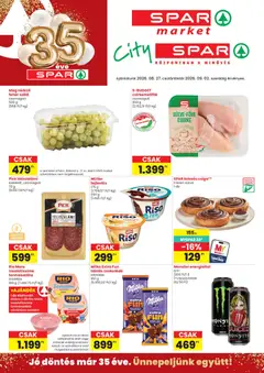 Spar - Spar City szórólap megtekintése, amely érvényes 2026.08.27.-től