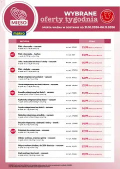 Pogląd gazetki "Makro gazetka - Wybrane oferty tygodnia w dostawie" ze sklepu Makro ważnej od 31.10.2026