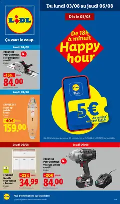 Prévisualisation de LIDL catalogue les bonnes affaires Exclu Web du magasin LIDL formulaire valide 03/08/2026