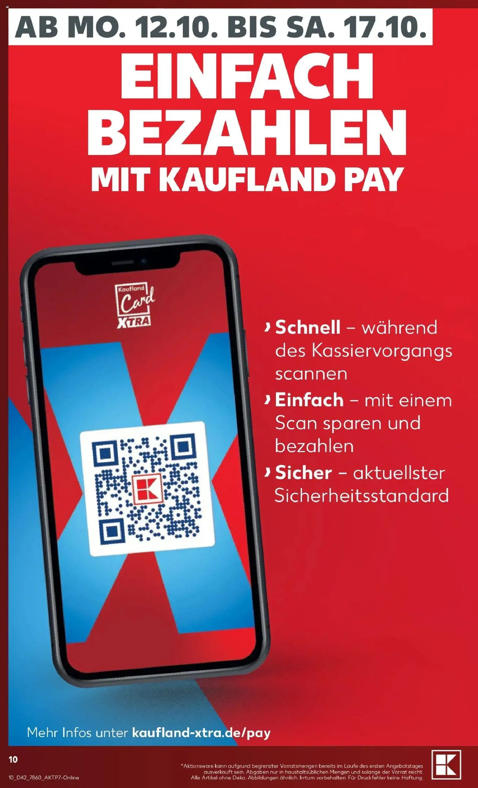 Vorschau von dem Prospekt des Geschäftes Kaufland, gültig ab dem 12.10.2026