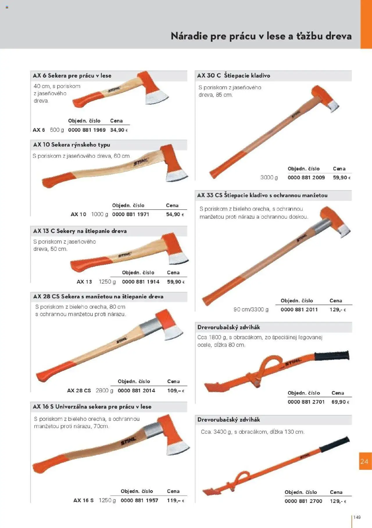 Náhľad STIHL letáku platného od 29.09.2025 - Náradie