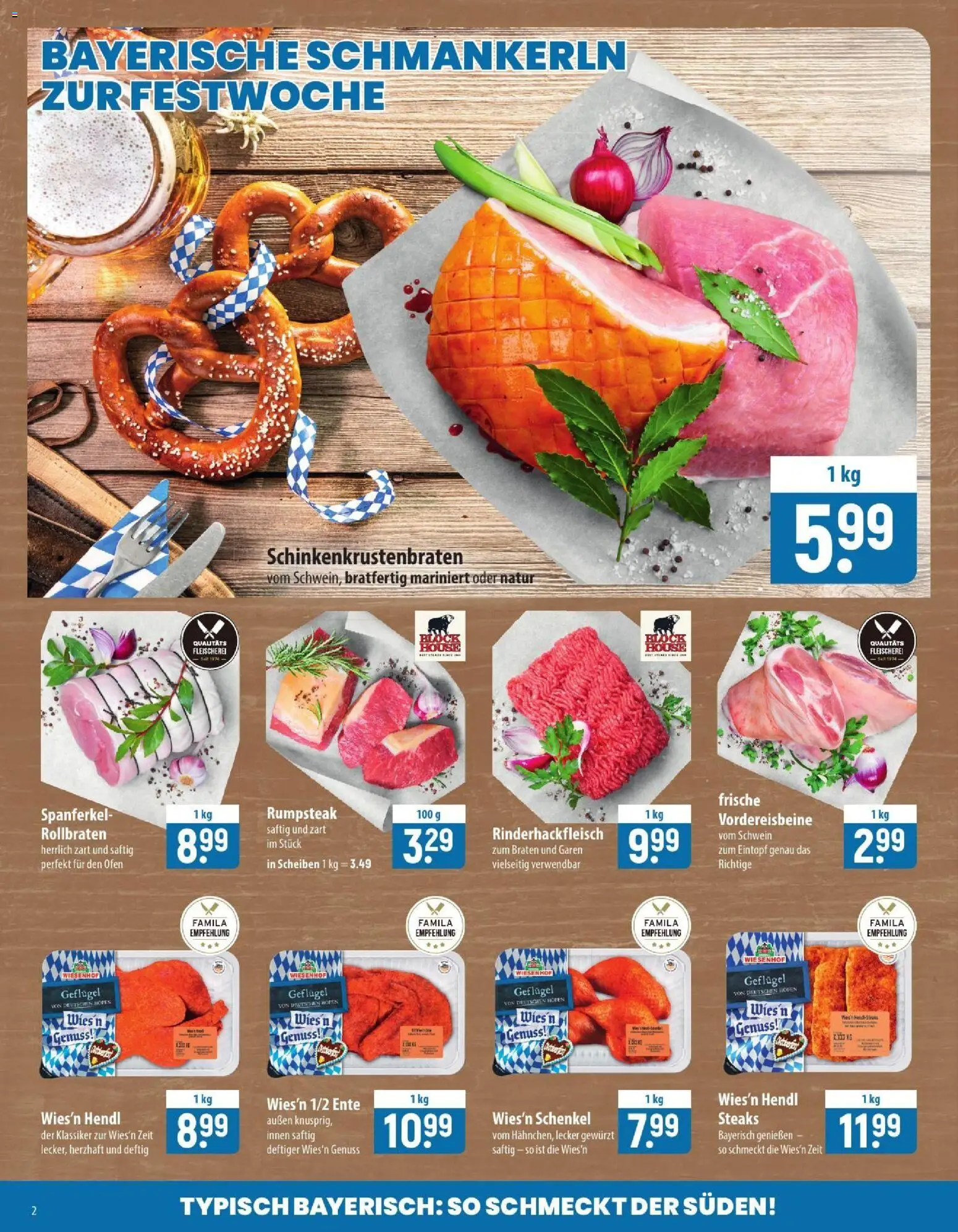 Vorschau von dem Prospekt des Geschäftes Famila, gültig ab dem 07.09.2026 - Ente, Rumpsteak, Ofen