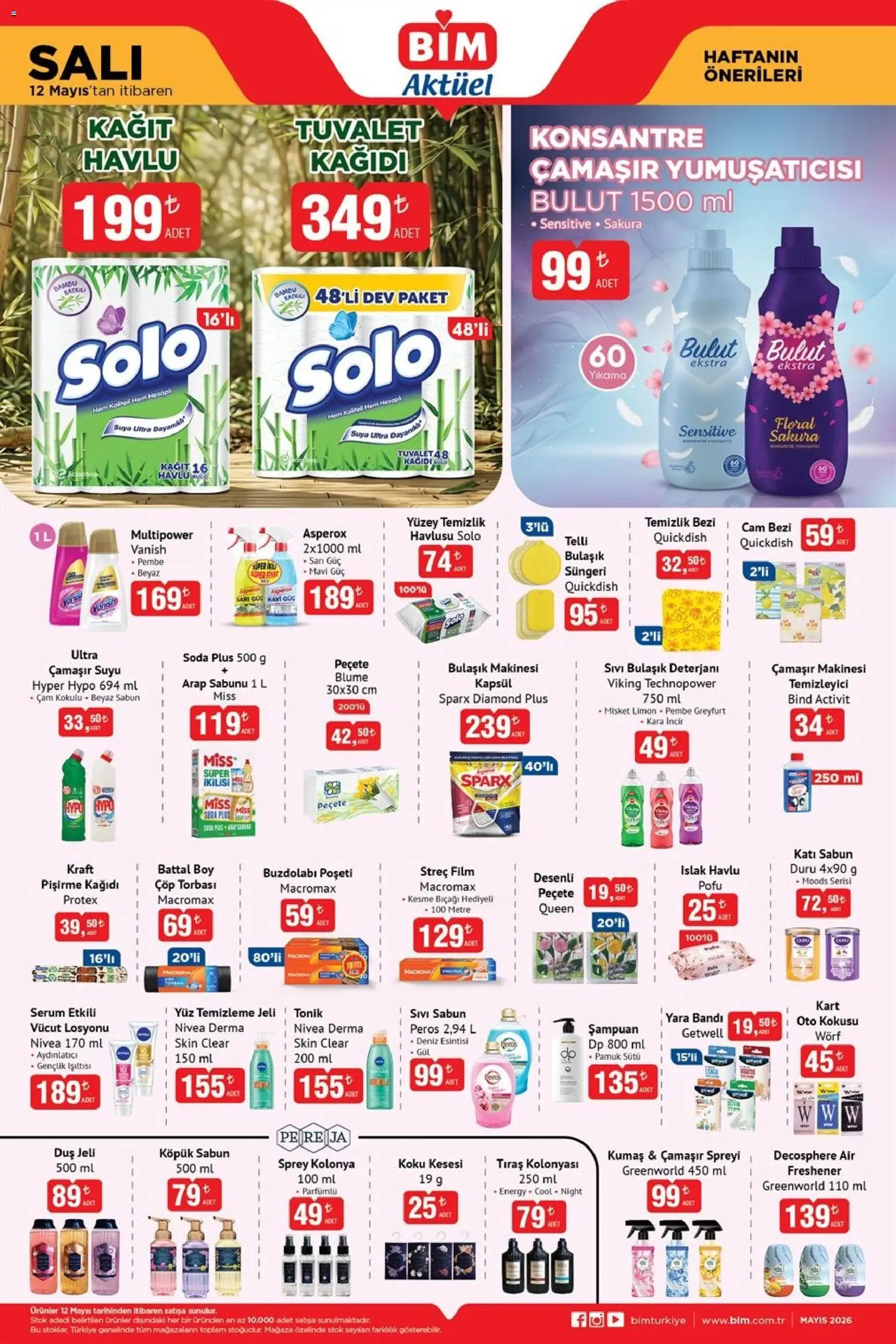 BİM BİM - Katalog Salı 12.05.2026 - Broşürünün önizlemesi
