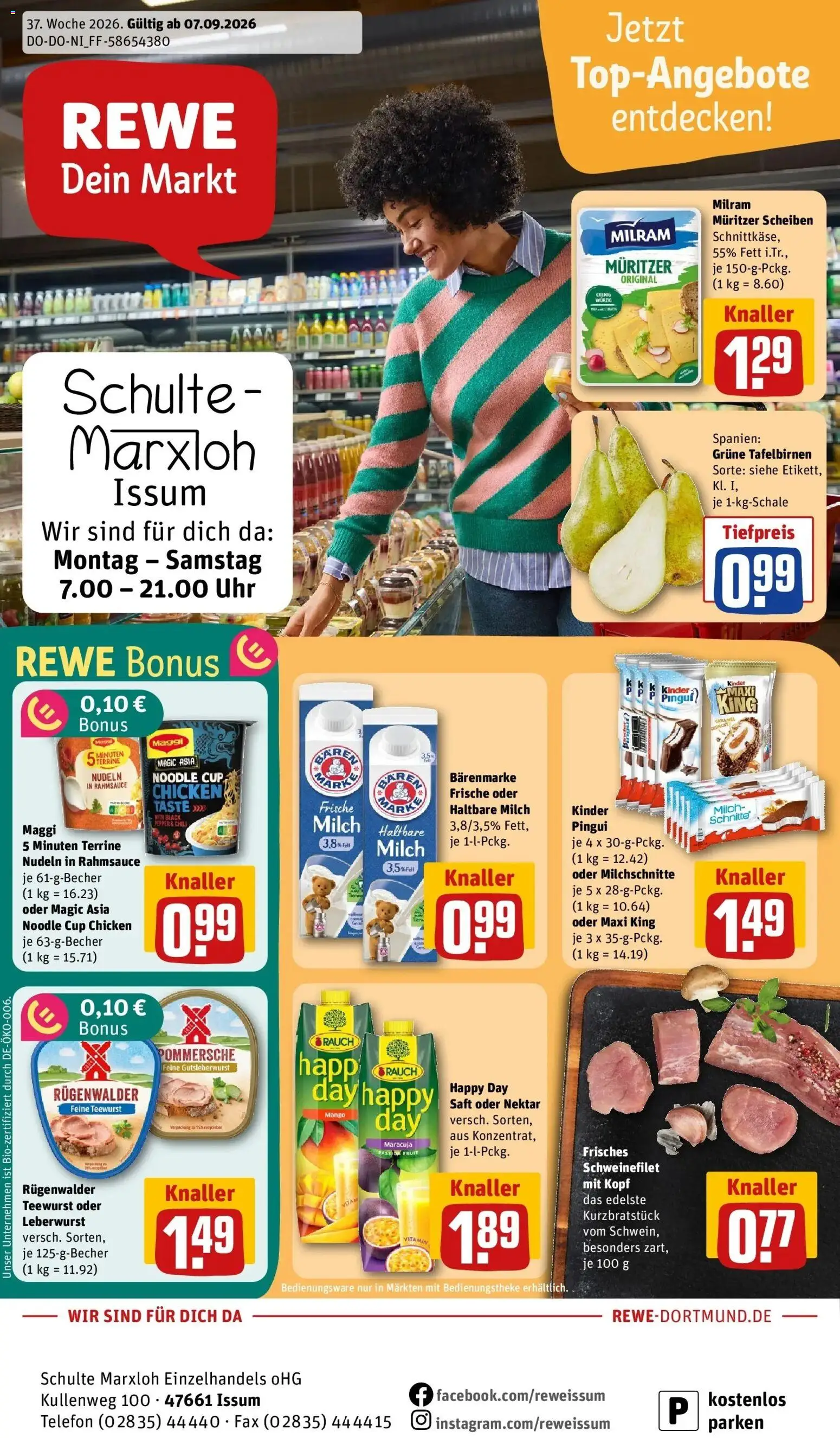 Vorschau von dem Prospekt des Geschäftes Rewe, gültig ab dem 07.09.2026