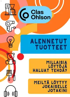Kaupan Clas Ohlson Clas Ohlson tarjoukset esikatselu, voimassa 14/07/2026