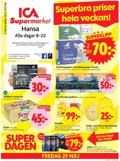 Förhandsgranska reklamblad Malmö från butik ICA Supermarket gäller från 25/05/2026