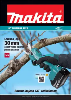 Kaupan Makita Makita tarjoukset - LXT Puutarha 2026 esikatselu, voimassa 07/04/2026